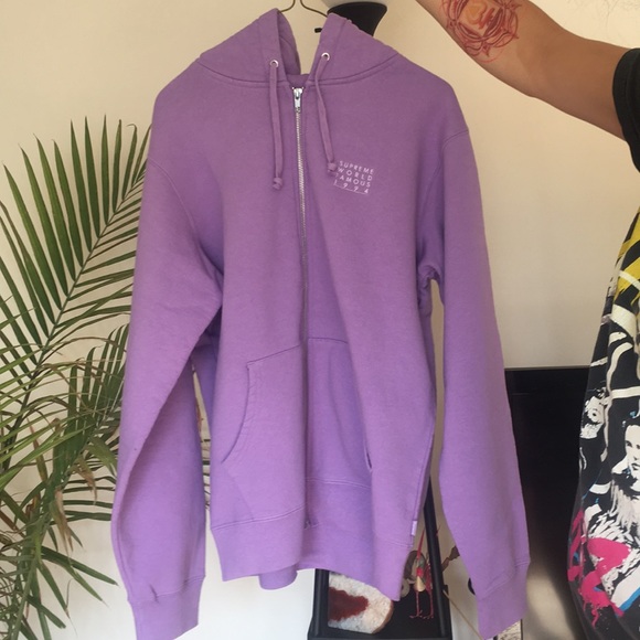 World Famous Zip Up Hooded Sweater